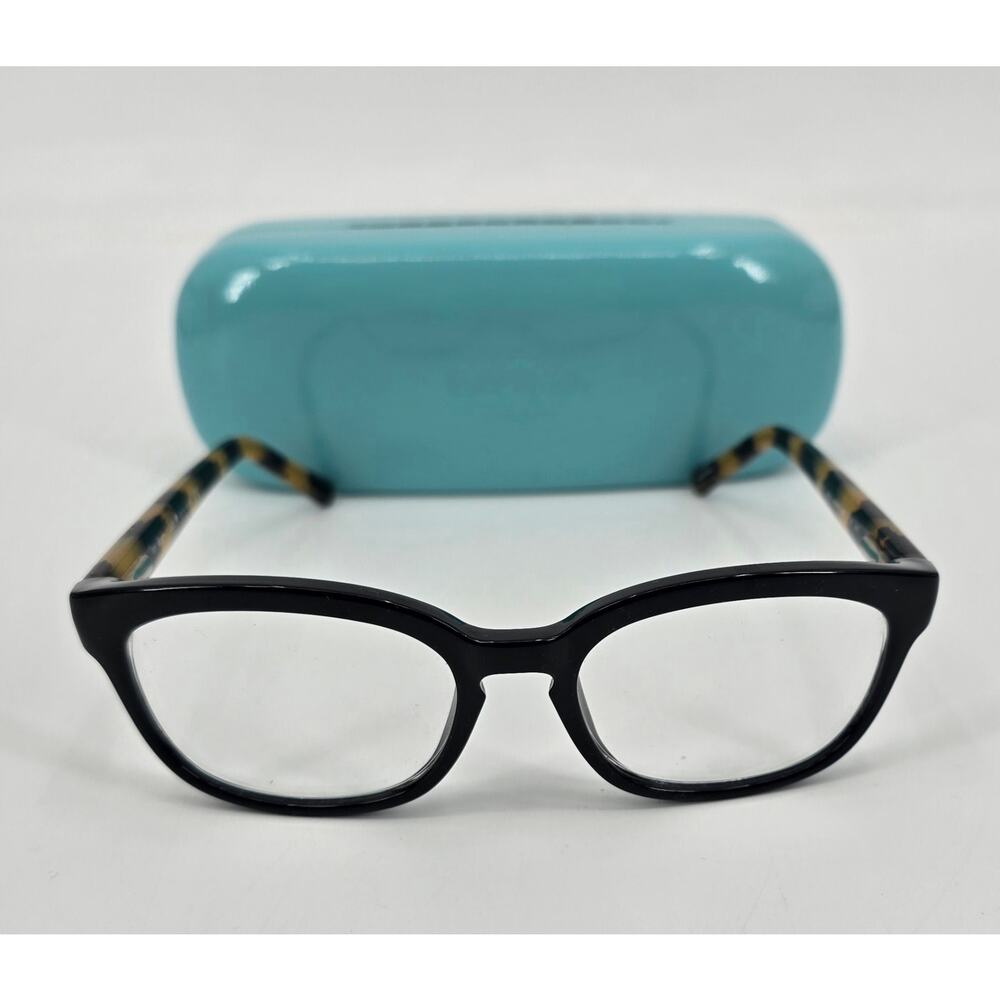Kate Spade New York TABBY/O‎ Black & Tortoise Reading Glasses +1.00 w/ Case